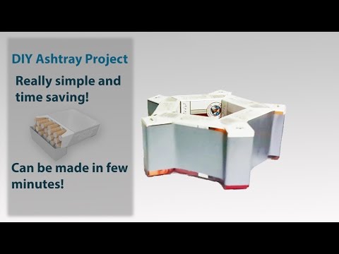 How to made Ashtray by cigratte packets