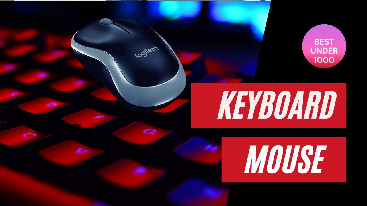 BEST Keyboard and Mouse COMBO under 1000 in 2021! Logitech MK200