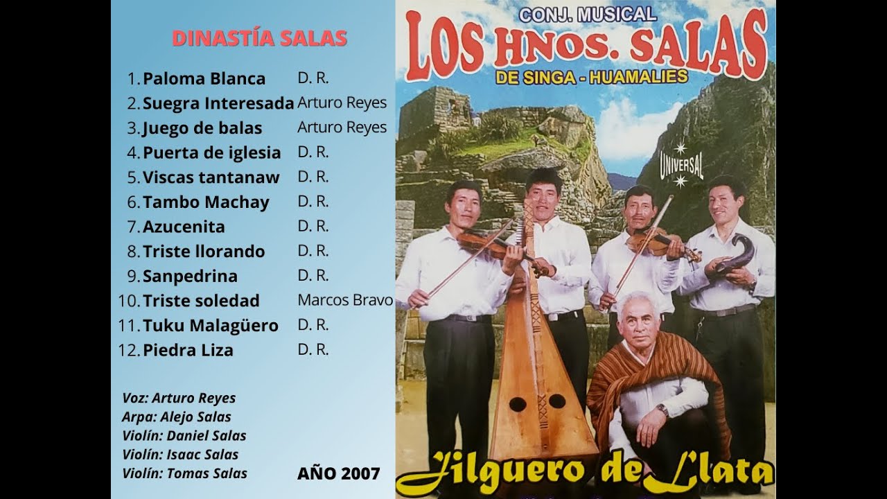 Jilguero de Llata, Hnos Salas - MIX CANCIONES - DINASTÍA SALAS