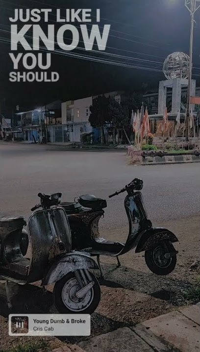 Setory Wa malam 15 Detik #vespa