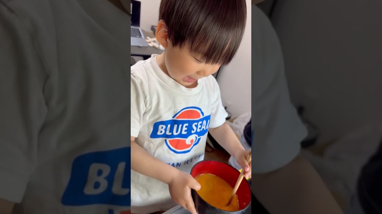 上手に割れたよ🥚