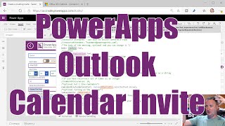 PowerApps Calendar Create Invite using the Outlook Connector