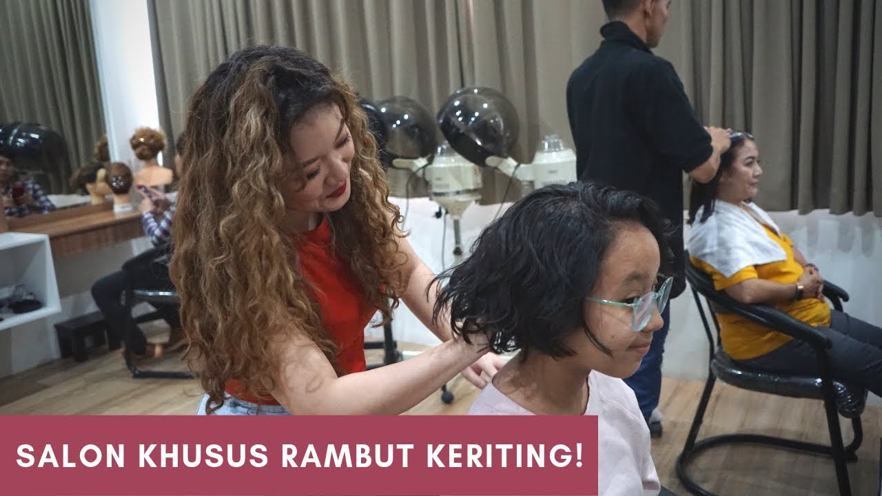  Salon  Khusus  Rambut  Keriting Vlog Affi Aluf YouTube