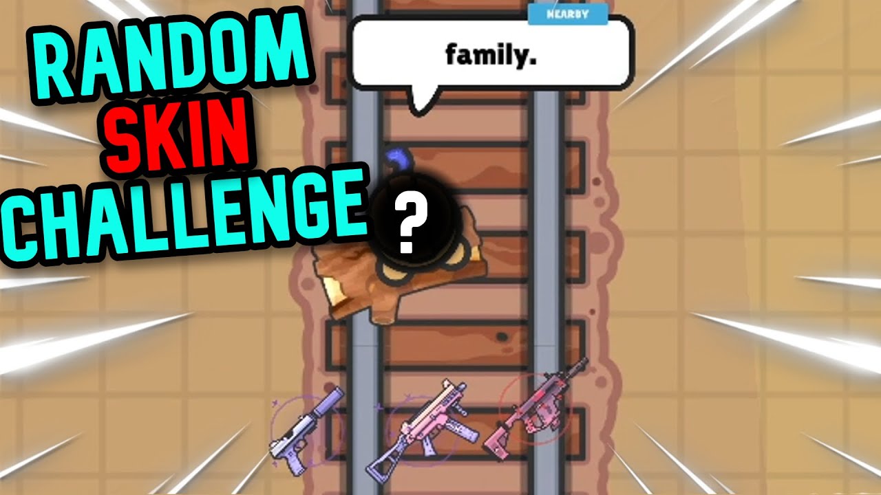 zombsroyale but RANDOM SKIN CHALLENGE.. (EXTREMELY HARD)