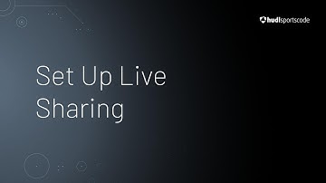 Set Up Live Sharing • Hudl Sportscode