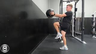 Activ8 | Single Leg Medicine Ball RDL to Chest Pass