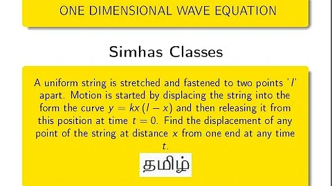 1D_wave_equation || One Dimensional wave equation without initial velocity - Problem 2
