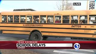 VIDEO: Schools delayed in Hamden