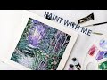 🌈 Starting a new sketchbook with secret garden painting🌹 // Paint With Me