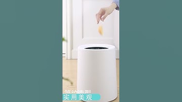 Modern Mini Trash Can Sleek Dispenser for Vanity Countertops #viral #trending #shorts