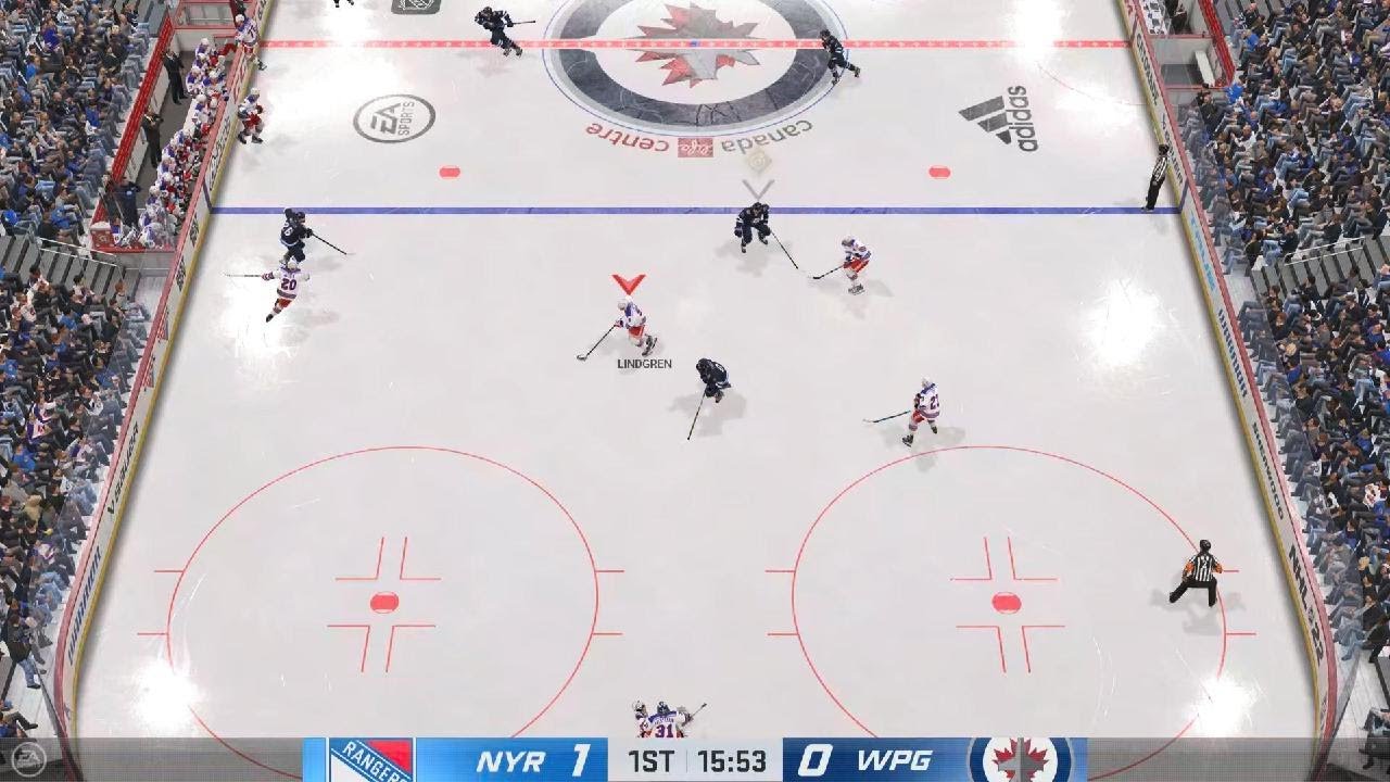 NHL 22 Rangers vs Jets YouTube