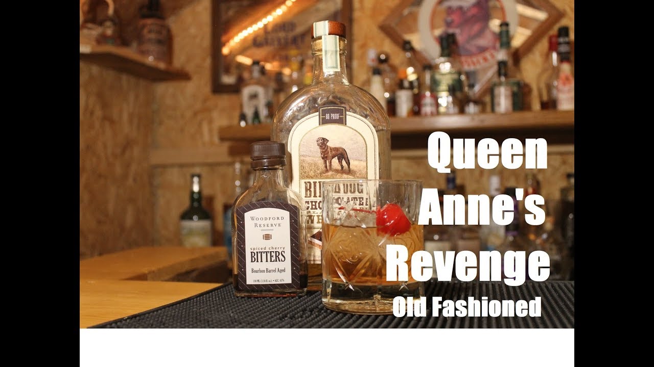 How to make the Queen Anne's Revenge dessert Old Fashioned cocktail