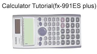 Solving 3 variable equations using calculator (Casio fx-991ES plus)