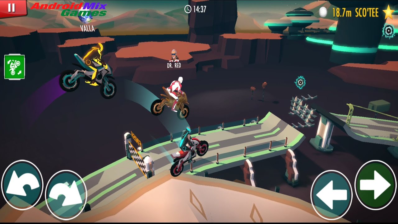 Gravity Rider: Extreme Balance Space Bike Racing: Motorcycles: Premium riders: bike jumping skill