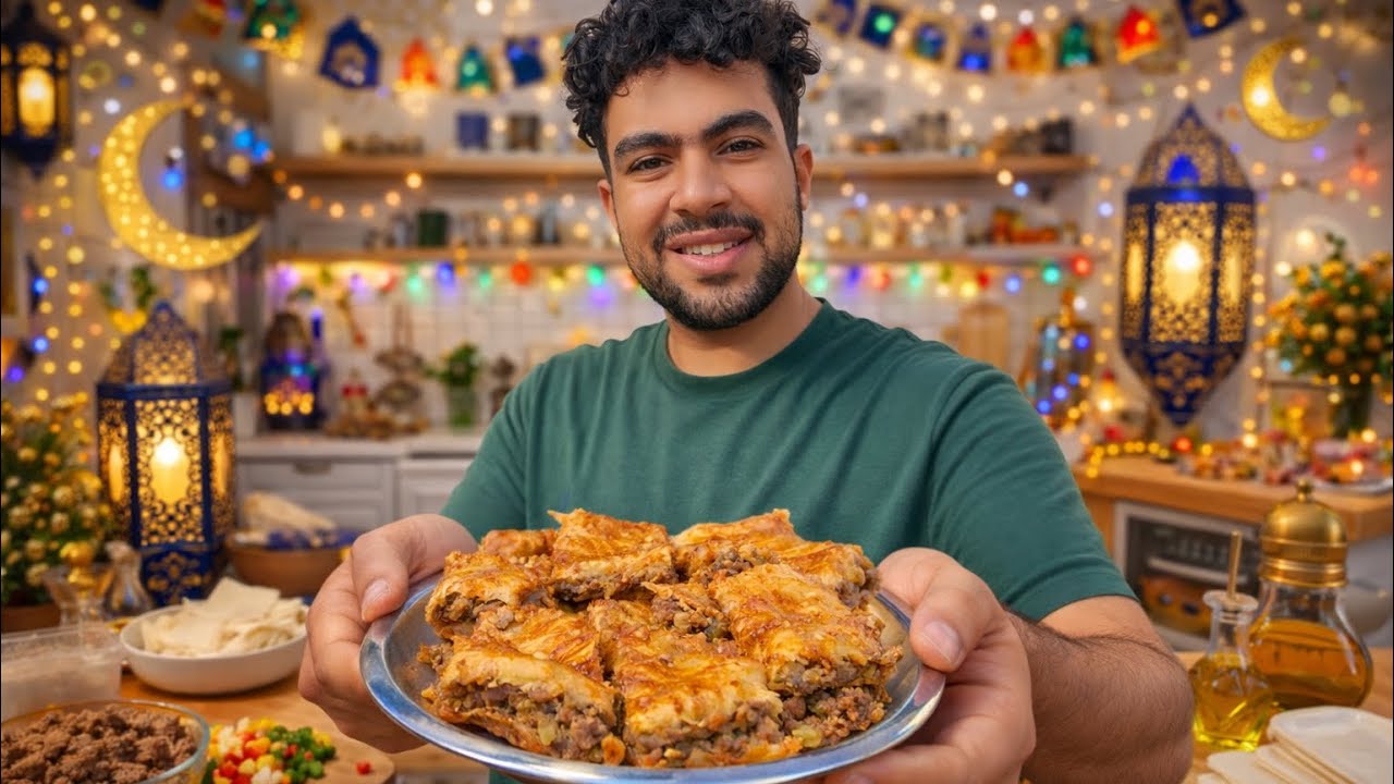 جلاش صيامي باللحمة المفرومة الكدابة 😂🤍