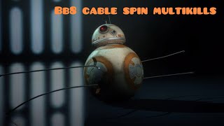 Star Wars battlefront 2: max bb8 cable spin multikills/epic moments