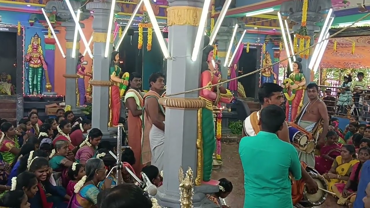 முத்தாரம்மன் அழைப்பு,மதிய பூஜை, அருள்மிகு தேவி முத்தாரம்மன் திருக்கோயில், மதுசூதனபுரம்