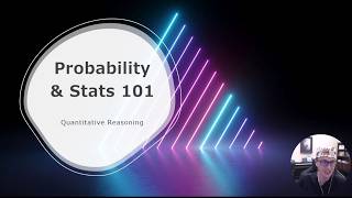 Probability and Stats 101 | DAT Prep | Quantitative Reasoning