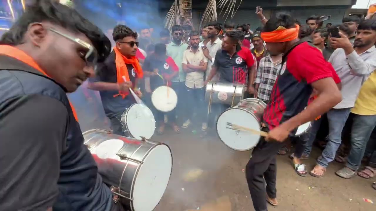 Ajinkya banjo group tarale ❤️‍🔥🔊 बंबू डालके बारीक कुटाना रात को आनंद लुटणा🔥32 shirala show public👑 