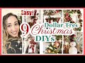 9 CLASSIC TRADITIONAL CHRISTMAS DECOR DIYS // DOLLAR TREE CHRISTMAS RED GREEN GOLD DIY CRAFTS