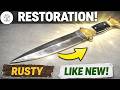 This Rusty Knife Was Trash… I Made It Beautiful Again