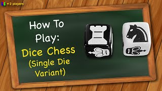 How to play Dice Chess (Single Die Variant) screenshot 2