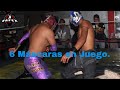 Lucha completa  6 mscaras en juego