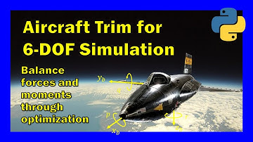 Aircraft Trim with Optimization in 6-DOF | 6-DOF Flight Simulation Tutorial - Section 4.1