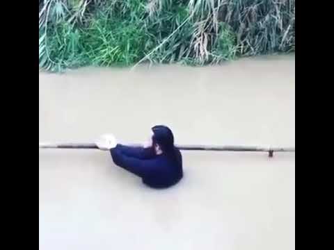 მდინარე იორდანეში ნათლობის დროს მტრედი მიფრინდა და მამაოს პეშვიდან დალია წყალი