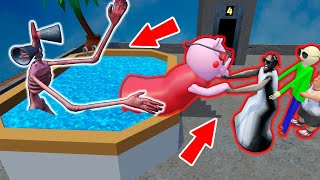 Siren Head vs Piggy, Granny, Baldi - funny horror animation parody (part 21)
