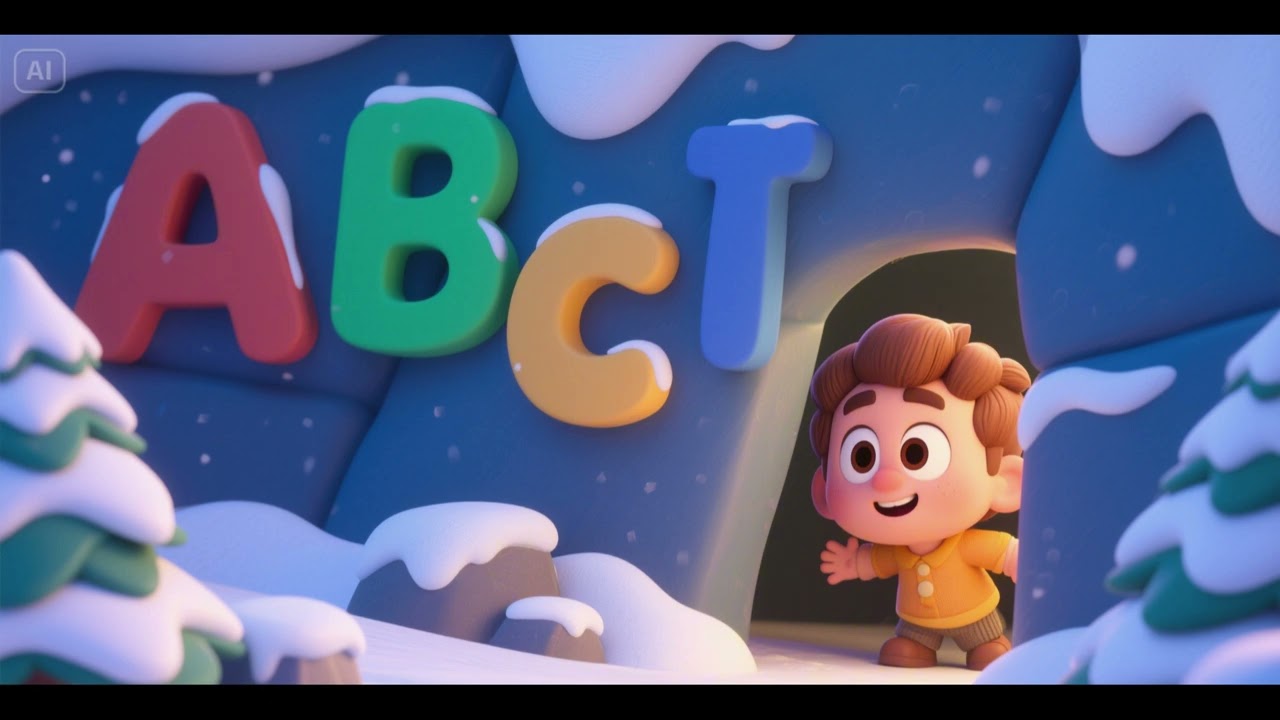 Arctic ABC Hide and Seek | Песня про алфавит с полярными животными 🐧❄️🔠