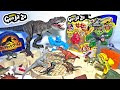 NEW Jurassic World Goo Jit Zu, Mini Dinosaurs, Takara Tomy Jurassic Park - Indominus Rex, T-Rex