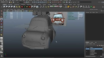 Creating A Stylized Car In Maya, The Complete Workflow - Part 3-7