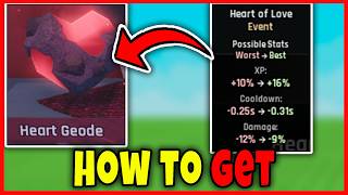 How to GET HEART GEODES & HEART OF LOVE ARTIFACT in ABYSS FULL GUIDE to OBTAIN LIMITED ITEMS Roblox