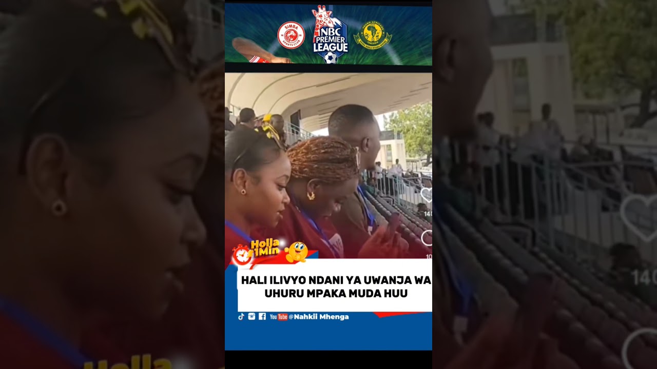 HALI ILIVYO NDANI YA UWANJA AMBAO SIMBA NA YANGA WANAUTUMIA LEO MPAKA HIVI SASA #simba