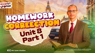1st Secondary | Homework Correction | Unit 8 Part 1