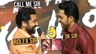 ROLEX SIR 💥👌 Suriya Says Rolex Dialogue | Surya, Karthi | Rolex VS Dilli | TT