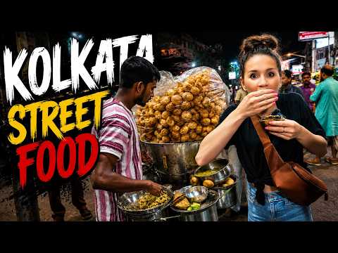Kolkata Indian Street Food SHOCKED us |  ₹30 Kolkata Street Food