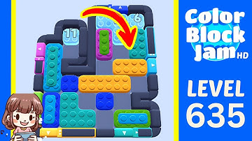 Color Block Jam Level 635 Solution Walkthrough