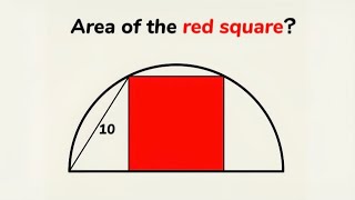 5 Equations to Solve This Square Problem | Geometry