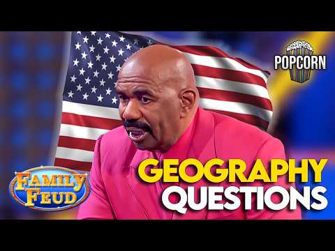 Best GEOGRAPHY Questions That DESTROYED Steve Harvey! | Family Feud