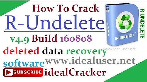 R-Undelete v4.9 Build 160808|deleted data recovery software