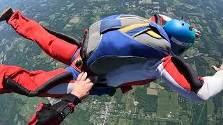AFF level 4 jump ( first single instructor)