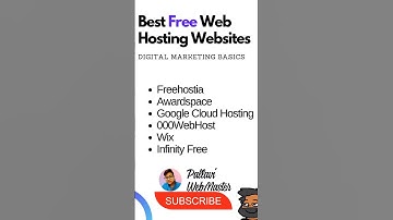 5 Ways to Host a Website for Free!!!  #hosting #websitedesign #websiteproject #freewebsites #shorts