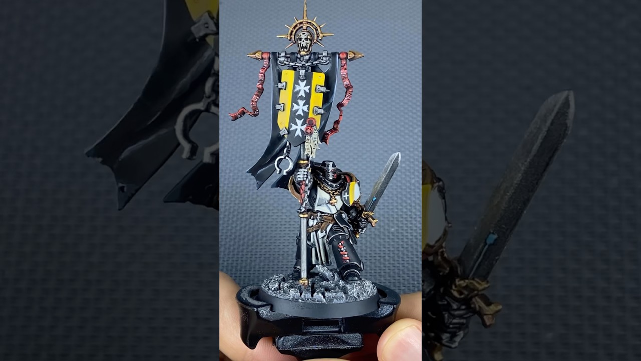 Black Templar Crusade Ancient Painting Process!! 