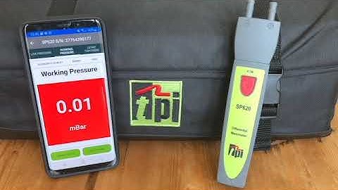 TPI SP620 Working Pressure and Let-By Tightness Tests with TPI View Smartphone App