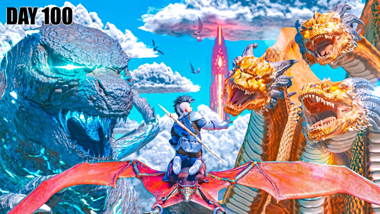 I Have 100 Days to Tame Every Kaiju in ARK Survival Ascended!