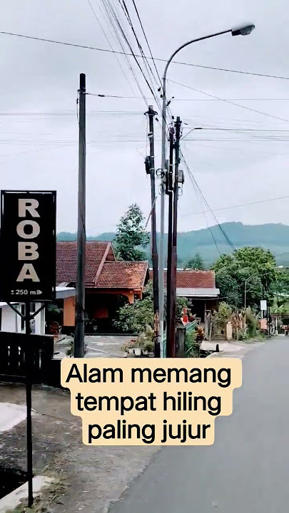 Alam emang tempat healing paling jujur.