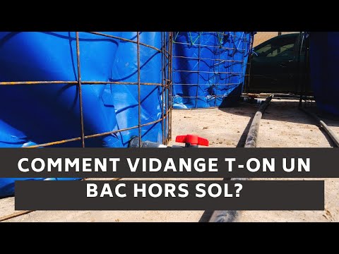 Vidéo: Comment Vider Le Bac