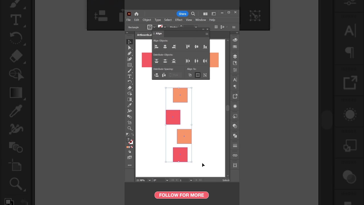 How To Use ALIGN In Adobe Illustrator? 
